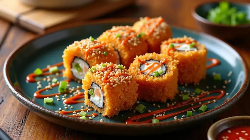 Resep Sushi Geprek, Fusion Unik dengan Ayam Krispi dan Sambal Pedas