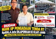 Dugaan Mark-Up Pengadaan Tenda RT Rp806,4 Juta Dilaporkan ke Kejati Jambi