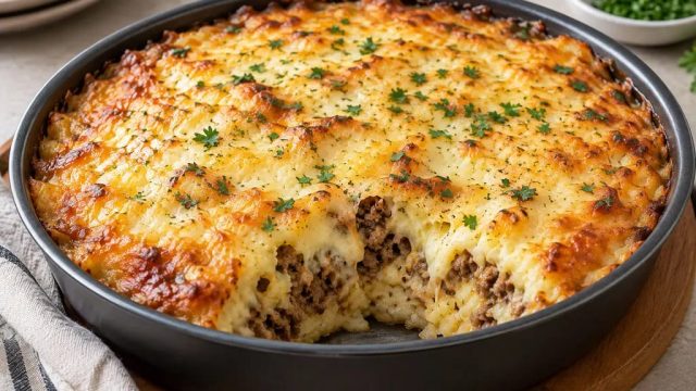 Resep Kentang Daging Keju, Menu Panggang Creamy dan Gurih yang Cocok untuk Keluarga