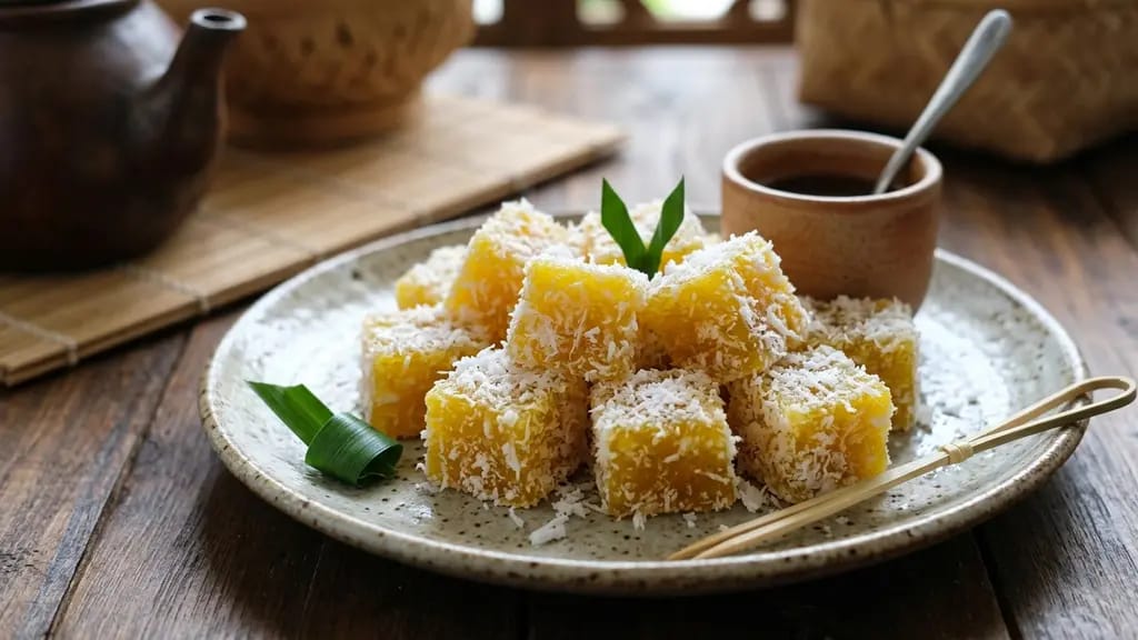 Resep Ongol-Ongol Tapioka Labu Kuning, Jajanan Tradisional Kenyal dengan Warna Alami