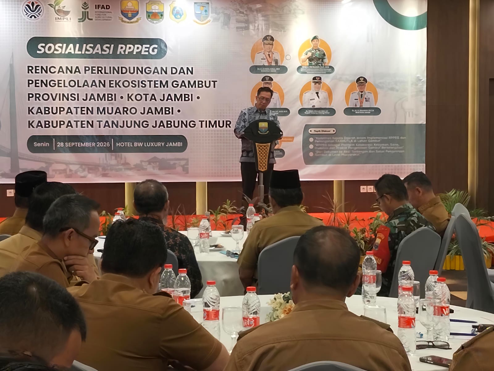 Sosialisasi RPPEG, Kolaborasi Jadi Kunci Utama Pengelolaan Ekosistem Gambut dan Pencegahan Karhutla
