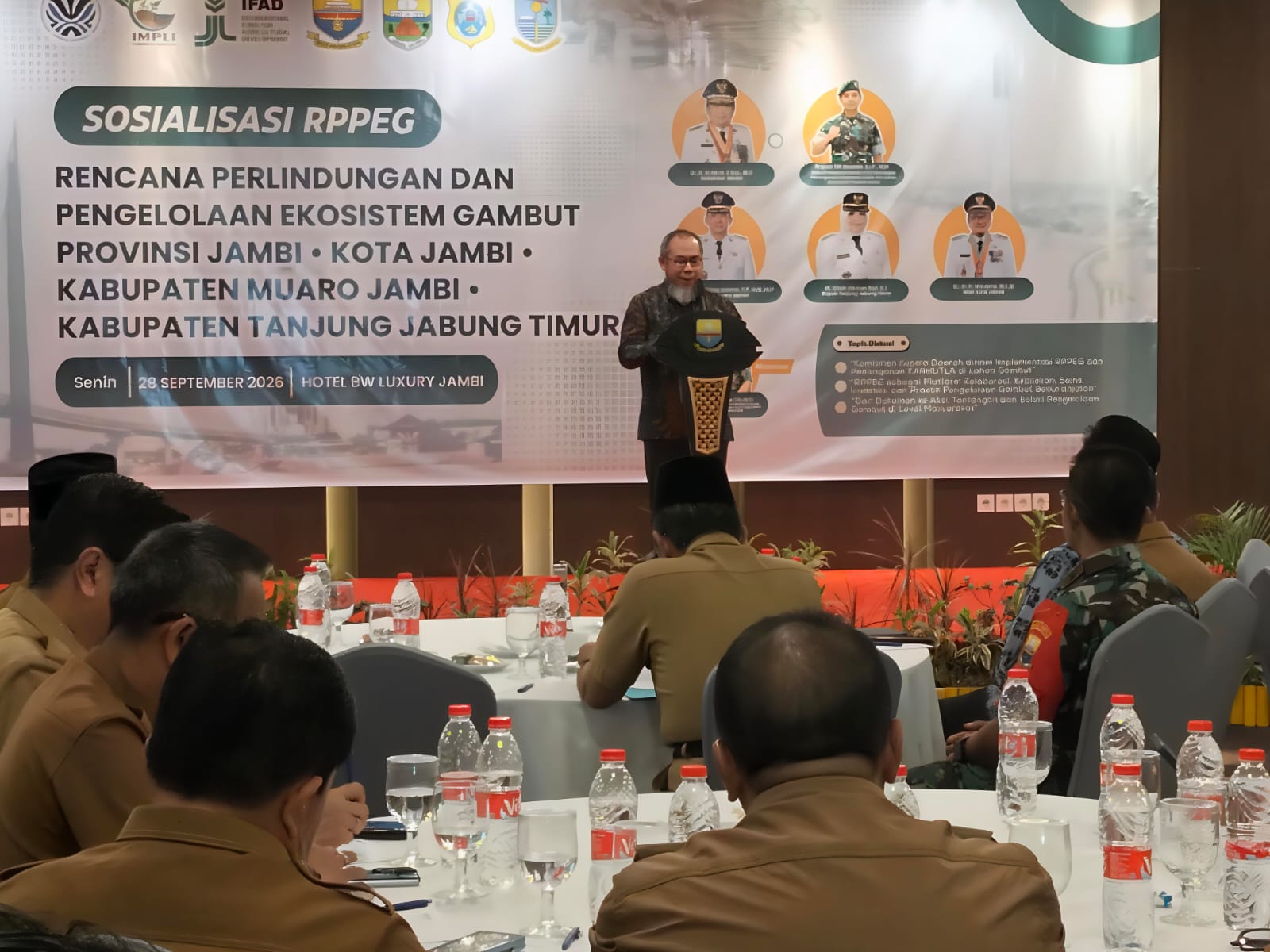 Sosialisasi RPPEG, Kolaborasi Jadi Kunci Utama Pengelolaan Ekosistem Gambut dan Pencegahan Karhutla