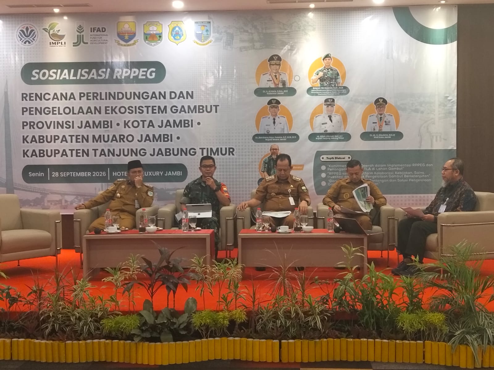 Sosialisasi RPPEG, Kolaborasi Jadi Kunci Utama Pengelolaan Ekosistem Gambut dan Pencegahan Karhutla
