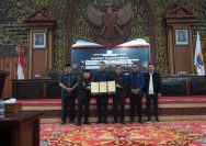 Gubernur Al Haris Hadiri Rapat Paripurna DPRD Penyampaian Laporan Banggar dan Penandatanganan Nota Kesepakatan Ranperda Perubahan APBD 2026