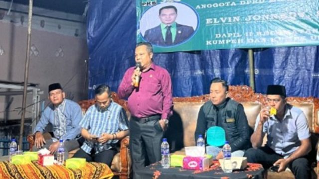 Reses di Pulau Mentaro, Anggota DPRD Muaro Jambi Elvin Jonnedy Soroti Judi Slot, Narkoba hingga Isu Pembakaran