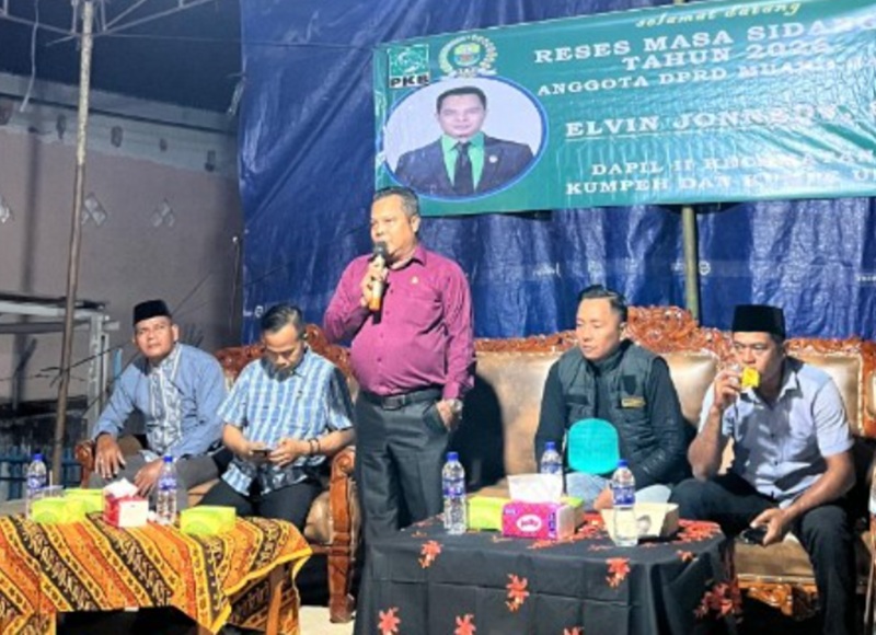 Reses di Pulau Mentaro, Anggota DPRD Muaro Jambi Elvin Jonnedy Soroti Judi Slot, Narkoba hingga Isu Pembakaran
