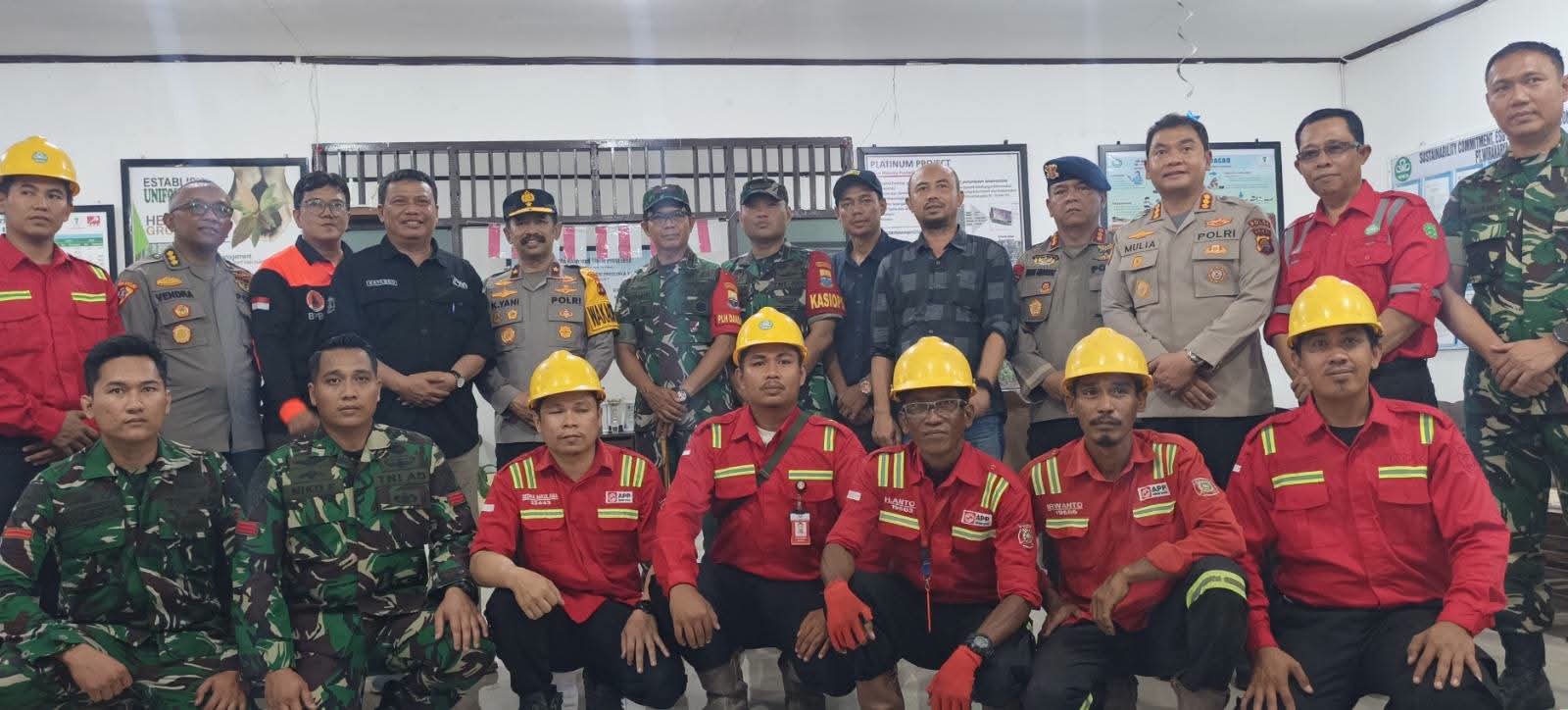 Wabup Sambut Satgas Karhutla Provinsi Jambi, Tinjau Kesiapsiagaan Posko dan Sarana Penanganan Karhutla