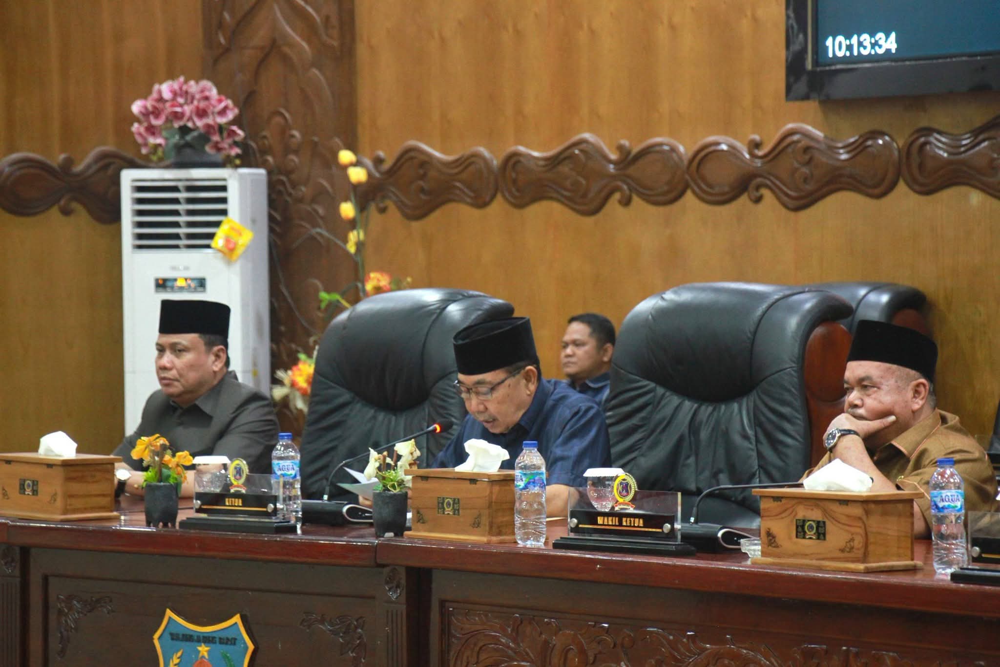 Wabup Katamso Hadiri Paripurna, Seluruh Fraksi Setujui Ranperda APBD 2027 Dilanjutkan