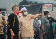 Bupati Anwar Sadat Tinjau Langsung Lokasi Kebakaran di Kawasan Masjid Al-Amin