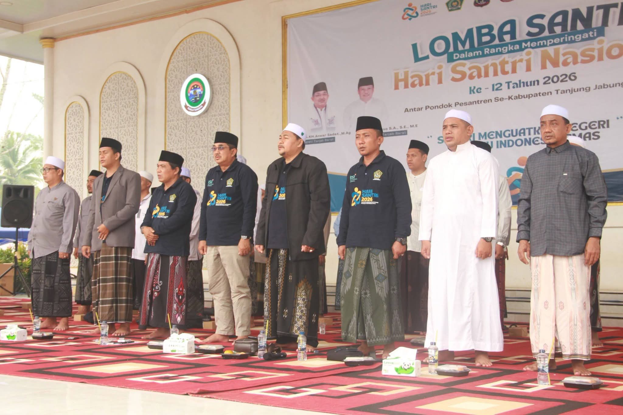 Bupati Anwar Sadat Buka Perlombaan Antarpondok Pesantren se-Tanjab Barat dalam Peringatan Hari Santri Nasional 2026