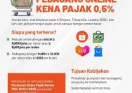 Pajak Pedagang Online 0,5 Persen Mulai Berlaku, Cek Aturan Terbarunya