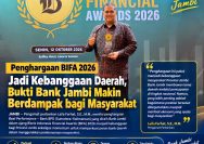 Penghargaan BIFA 2026 Jadi Kebanggaan Daerah, Bukti Bank Jambi Makin Berdampak bagi Masyarakat