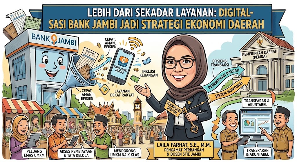 Lebih dari Sekadar Layanan, Digitalisasi Bank Jambi Jadi Strategi Ekonomi Daerah