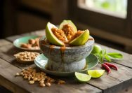 Resep Rujak Kedondong Geprek, Perpaduan Rasa Asam, Manis, dan Pedas yang Bikin Nagih